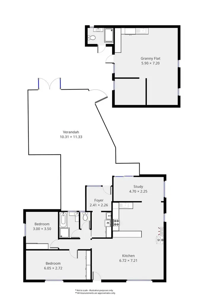 Floorplan of Homely house listing, 10 Royston Road, Hardwicke Bay SA 5575