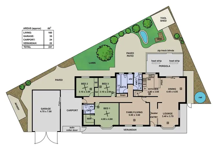 Floorplan of Homely house listing, 2 Esther Drive, Woodcroft SA 5162