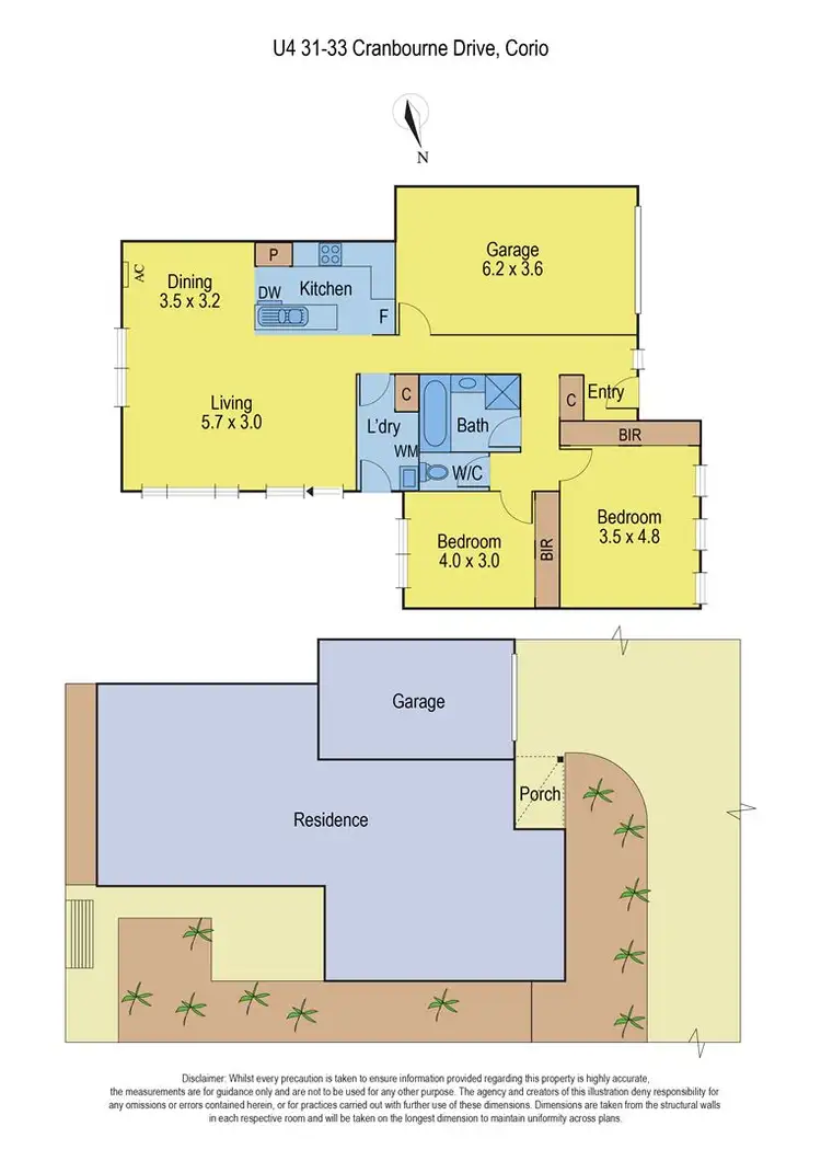 Floorplan of Homely house listing, 4/31-33 Cranbourne Drive, Corio VIC 3214