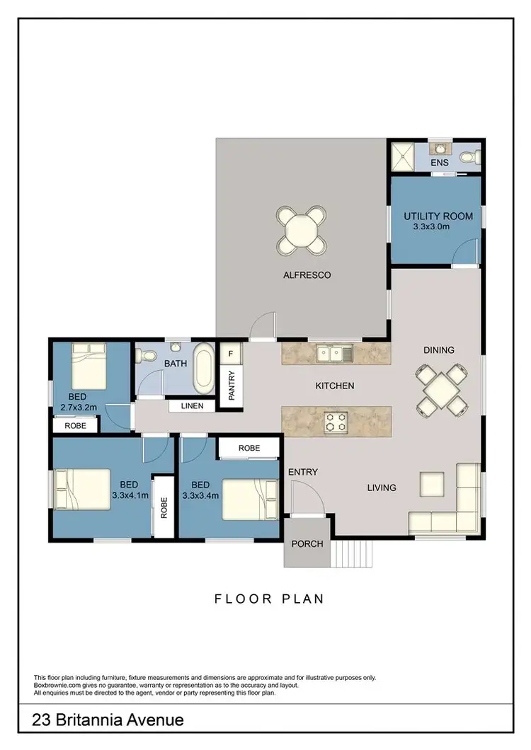 Floorplan of Homely house listing, 23 Britannia Avenue, Morningside QLD 4170
