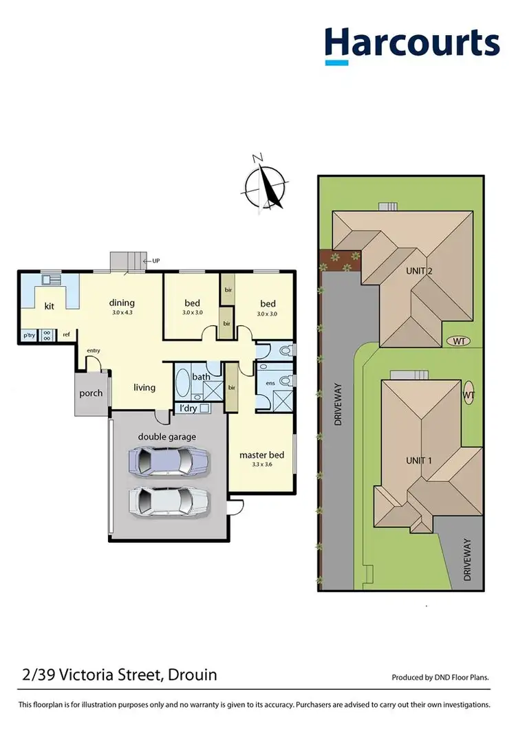 Floorplan of Homely unit listing, 2/39 Victoria Street, Drouin VIC 3818