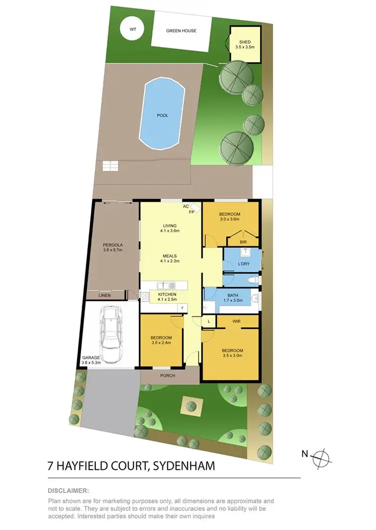 Floorplan of Homely house listing, 7 Hayfield Court, Sydenham VIC 3037