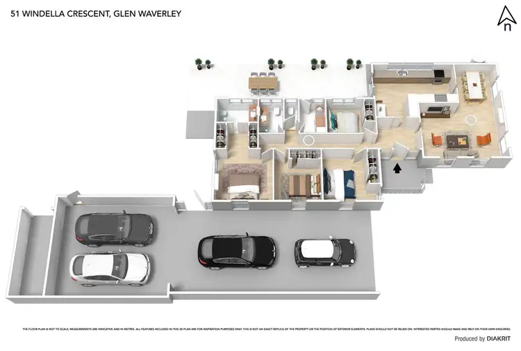 Floorplan of Homely house listing, 51 Windella Crescent, Glen Waverley VIC 3150