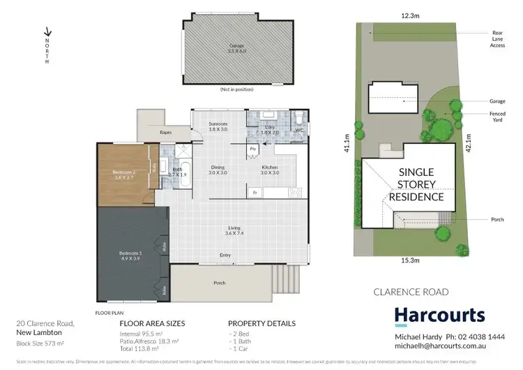 Floorplan of Homely house listing, 20 Clarence Road, New Lambton NSW 2305