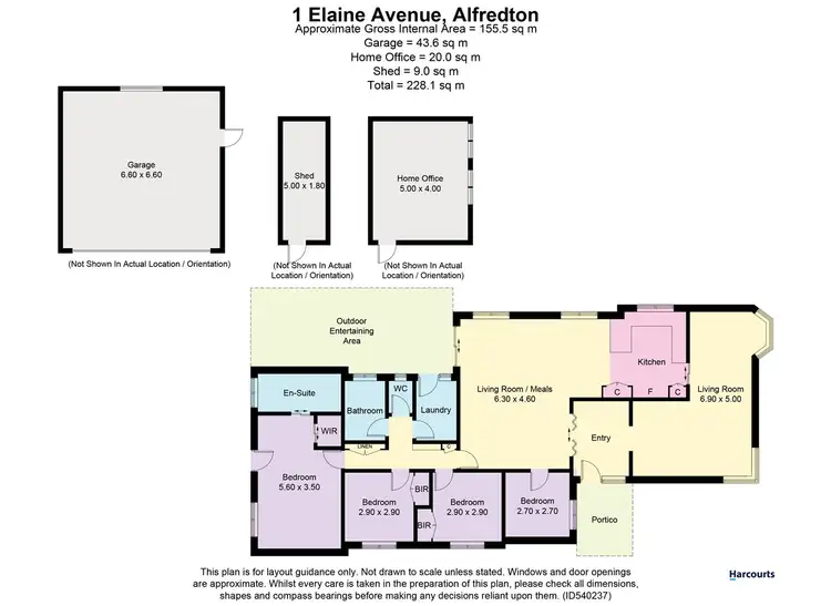 Floorplan of Homely house listing, 1 Elaine Avenue, Alfredton VIC 3350