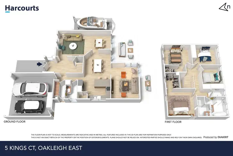 Floorplan of Homely house listing, 5 Kings Court, Oakleigh East VIC 3166