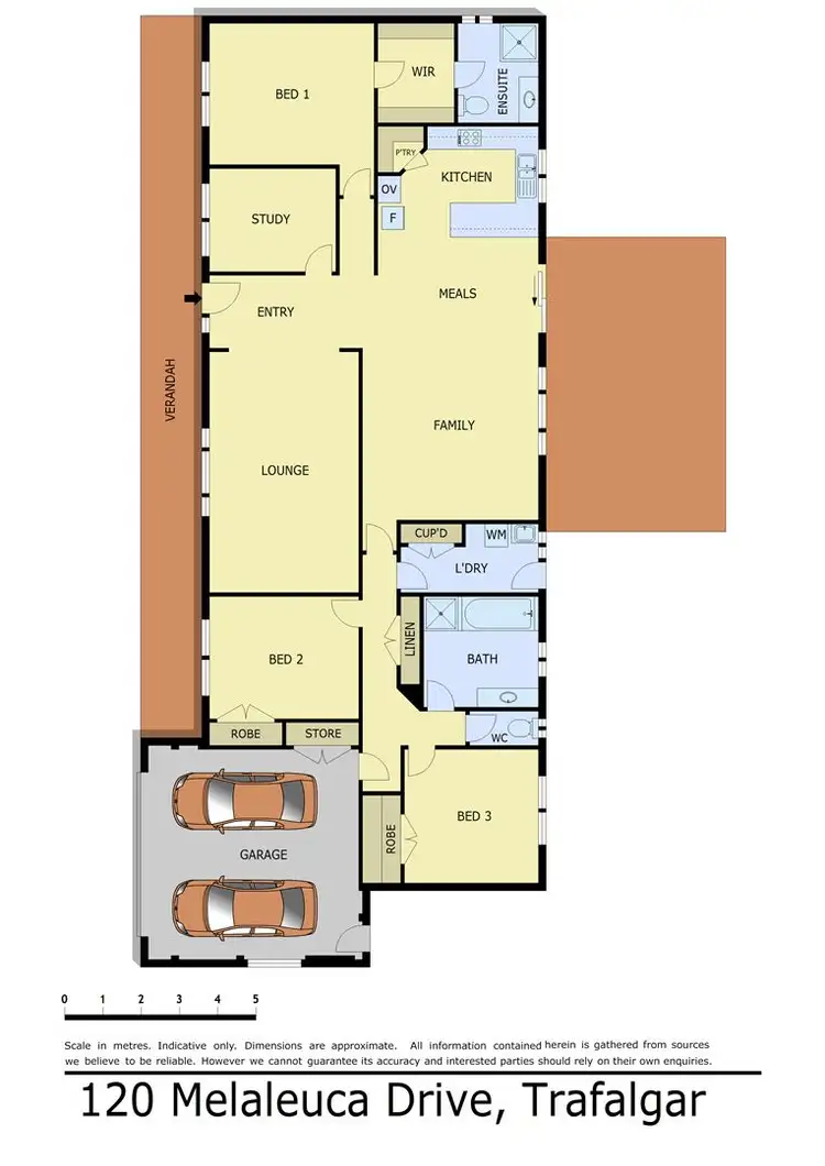 Floorplan of Homely house listing, 120 Melaleuca Drive, Trafalgar East VIC 3824