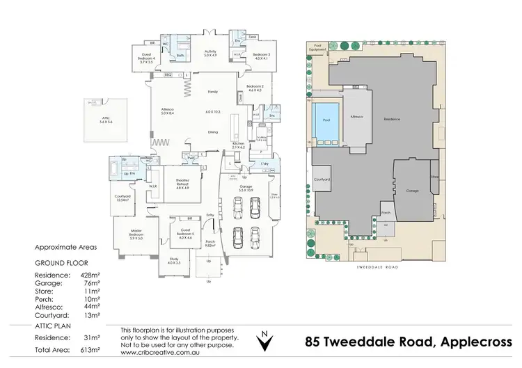 Floorplan of Homely house listing, 85 Tweeddale Road, Applecross WA 6153