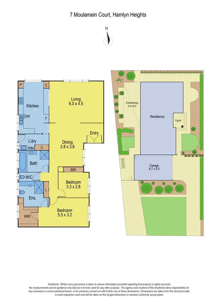 Floorplan of Homely house listing, 7 Moulamein Court, Hamlyn Heights VIC 3215