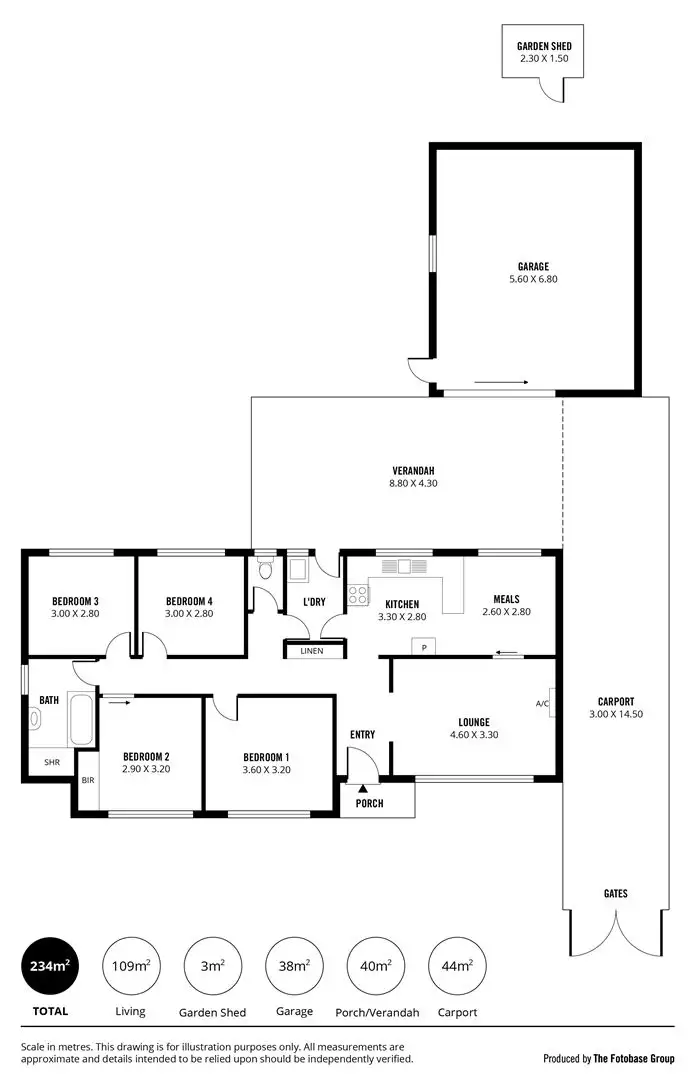 Floorplan of Homely house listing, 13 Newcombe Drive, Gilles Plains SA 5086
