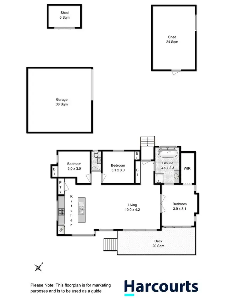 Floorplan of Homely house listing, 575 Shark Point Road, Penna TAS 7171