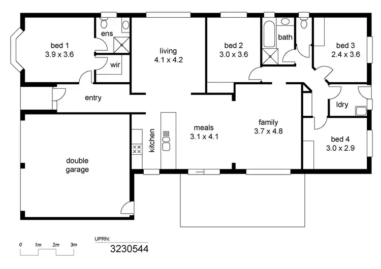 Floorplan of Homely house listing, (D.H.A) - Defence Housing Australia, Andrews Farm SA 5114