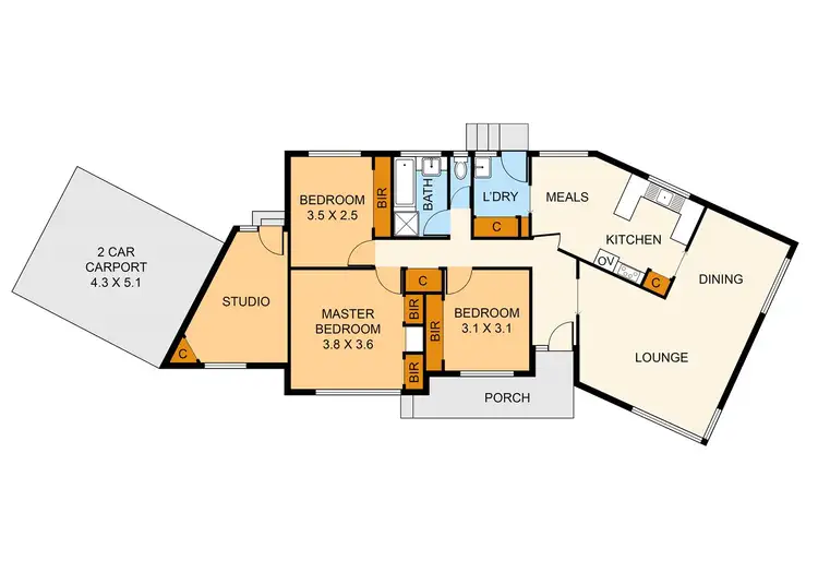 Floorplan of Homely house listing, 25 Darren Avenue, Bundoora VIC 3083