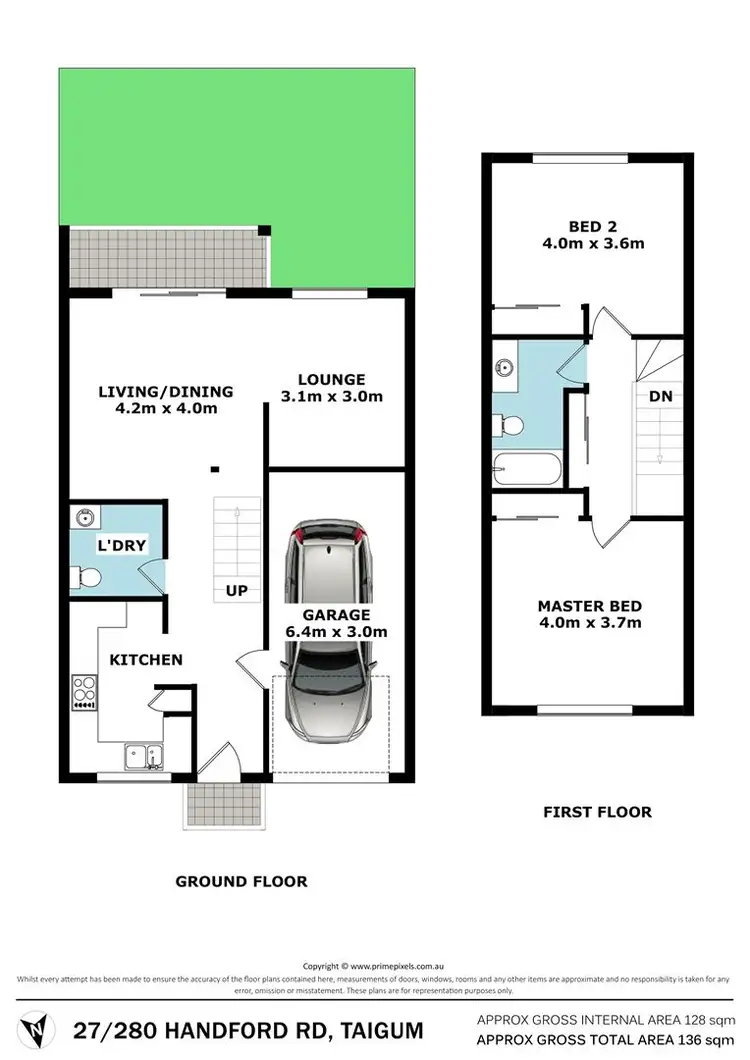 Floorplan of Homely townhouse listing, 27/280 Handford Road, Taigum QLD 4018