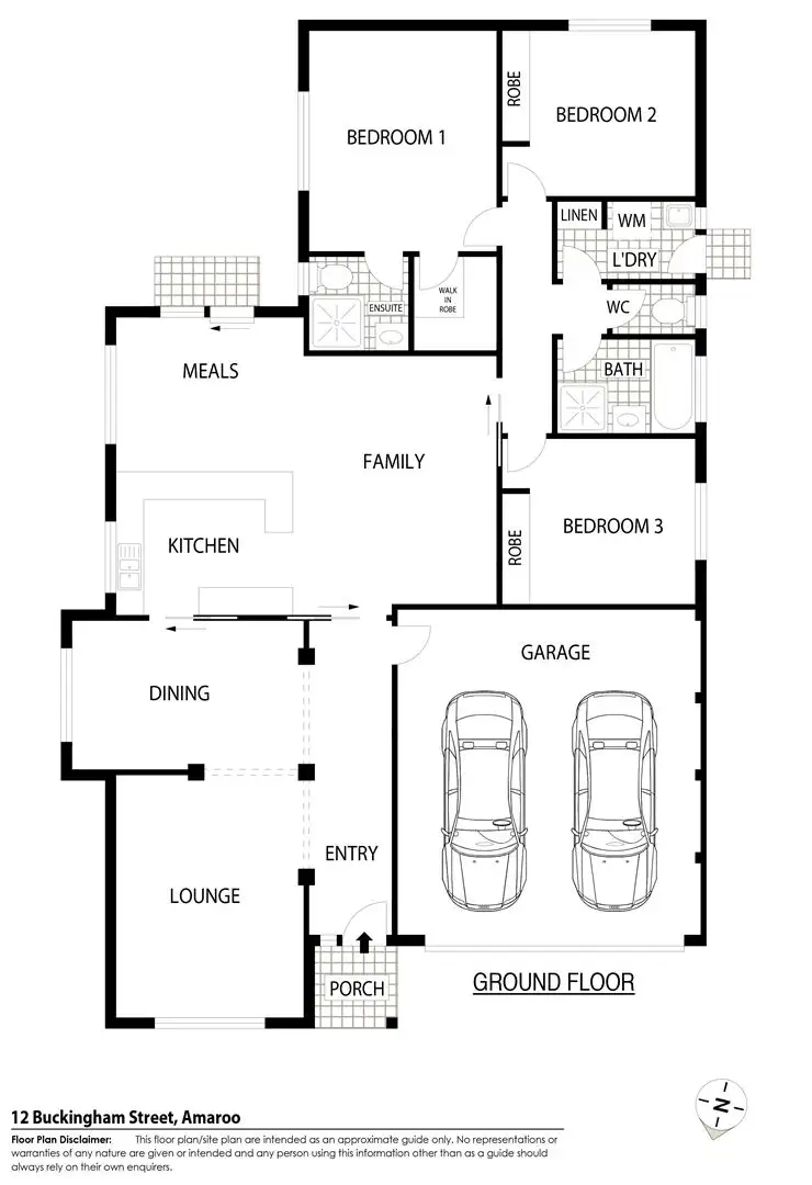 Floorplan of Homely house listing, 12 Buckingham Street, Amaroo ACT 2914