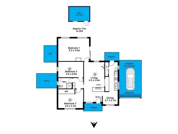 Floorplan of Homely house listing, 10 Bells Road, Somerton Park SA 5044