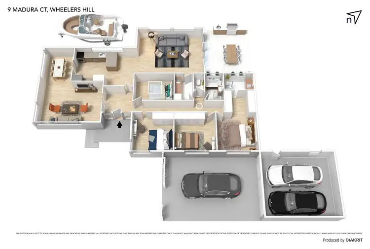 Floorplan of Homely house listing, 9 Madura Court, Wheelers Hill VIC 3150