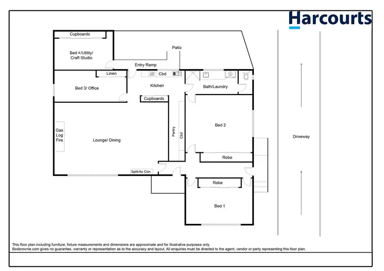 Floorplan of Homely house listing, 50 Upper Regions Street, Dimboola VIC 3414