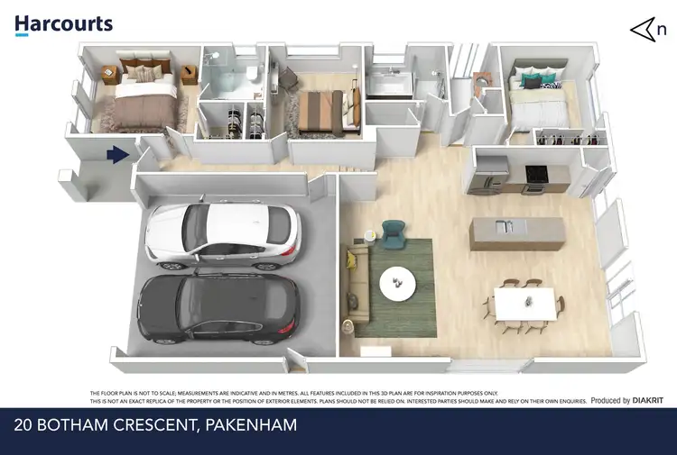 Floorplan of Homely house listing, 20 Botham Crescent, Pakenham VIC 3810