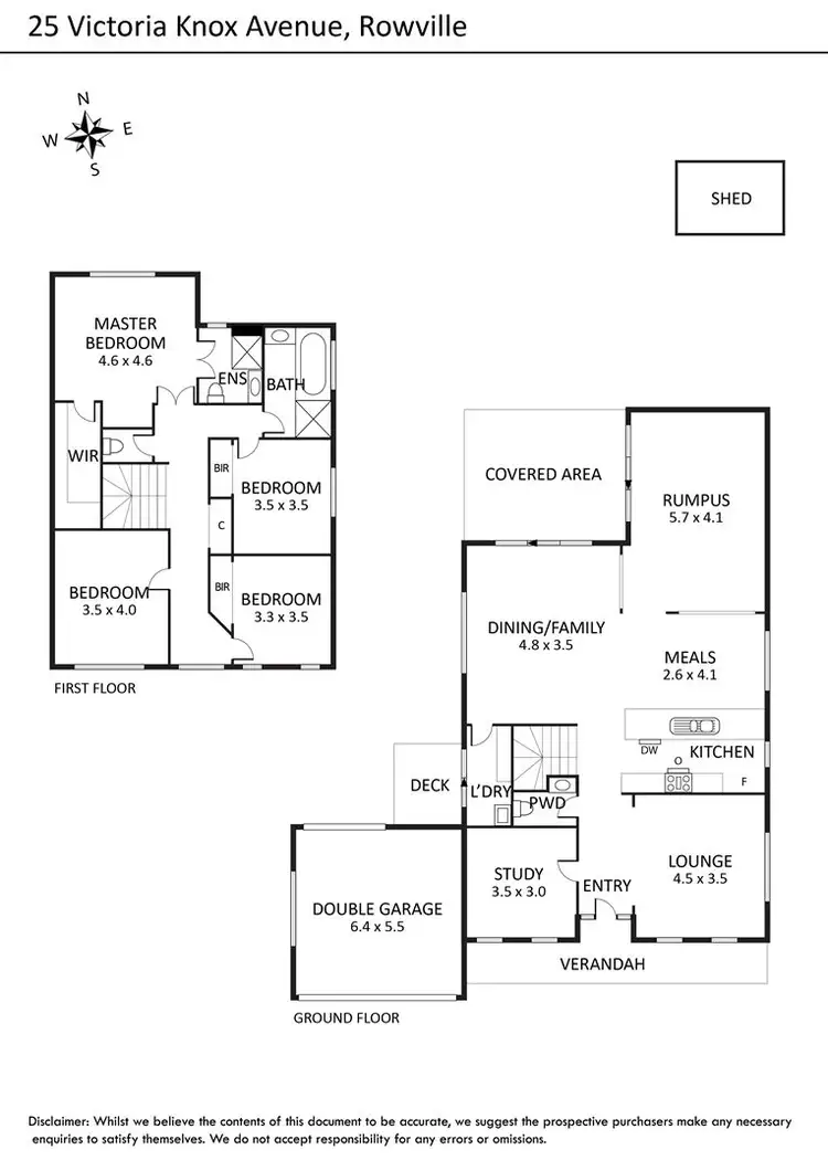 Floorplan of Homely house listing, 25 Victoria Knox Avenue, Rowville VIC 3178