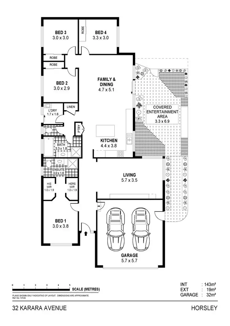 Floorplan of Homely house listing, 32 Karara Avenue, Horsley NSW 2530