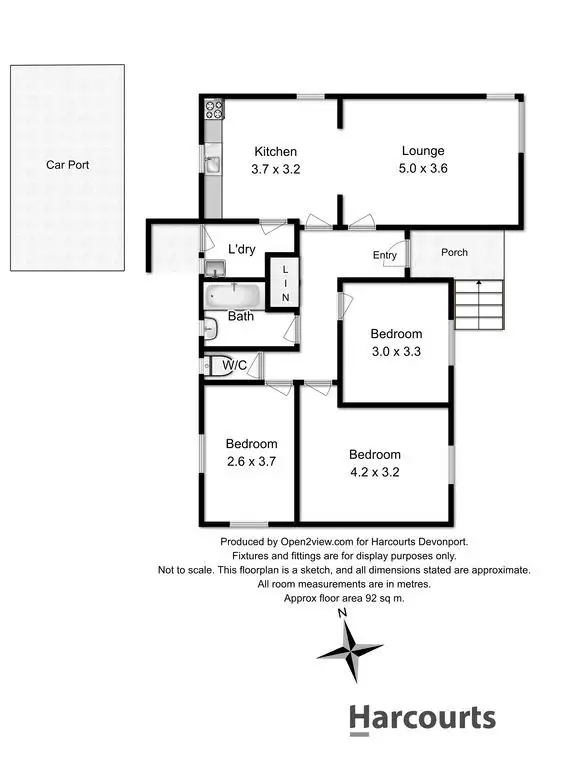 Floorplan of Homely house listing, 15 Canning Drive, East Devonport TAS 7310