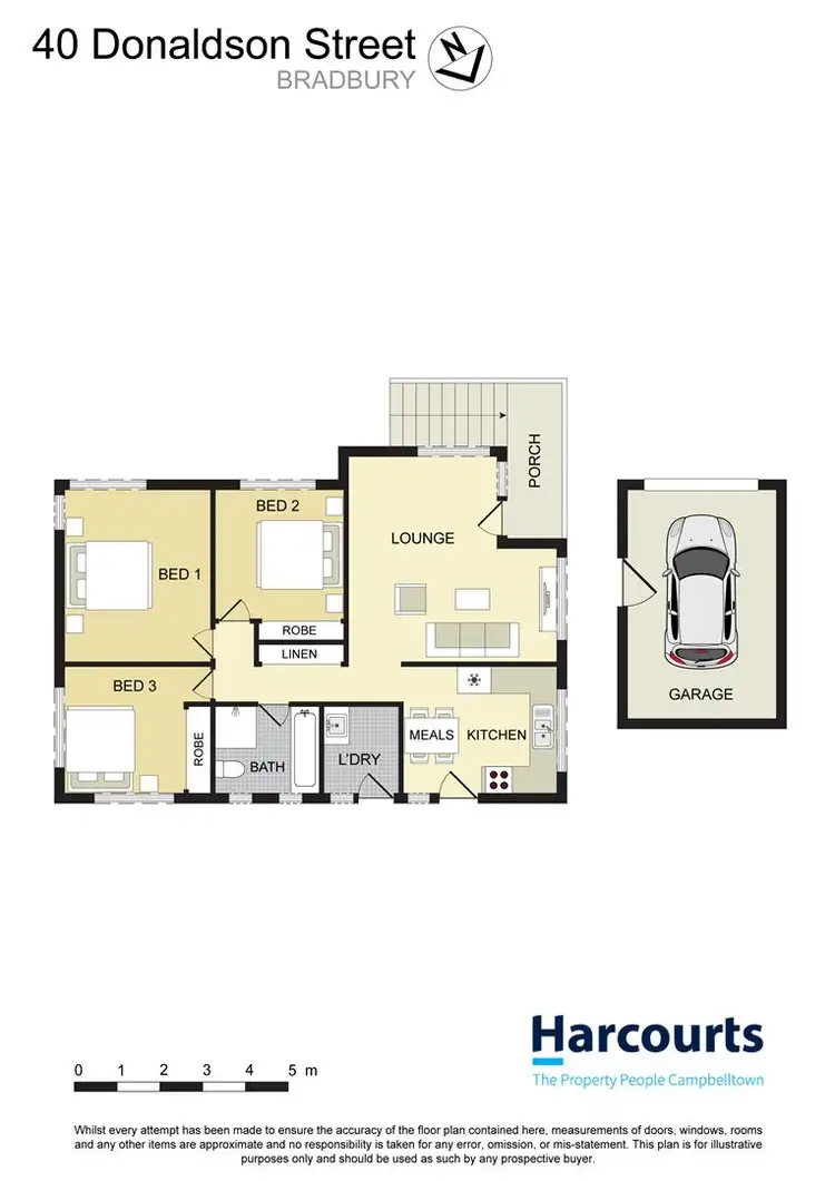 Floorplan of Homely house listing, 40 Donaldson Street, Bradbury NSW 2560