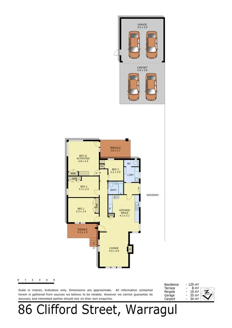 Floorplan of Homely house listing, 86 Clifford Street, Warragul VIC 3820