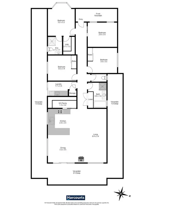 Floorplan of Homely house listing, 2167 Great Alpine Road, Everton VIC 3678