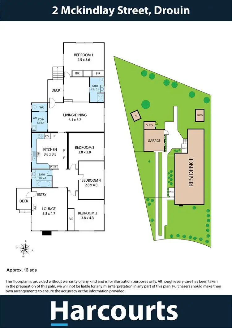 Floorplan of Homely house listing, 2 McKindlay Street, Drouin VIC 3818