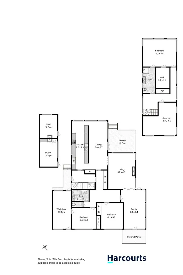 Floorplan of Homely house listing, 57 Tranmere Road, Howrah TAS 7018