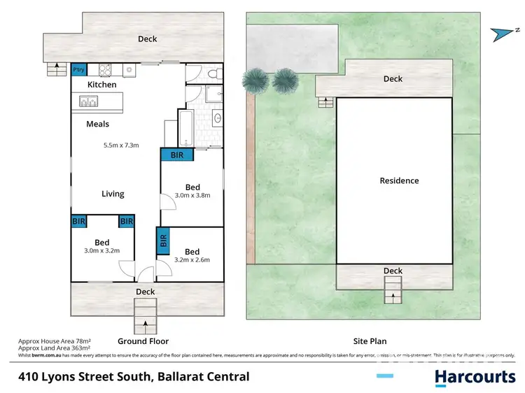 Floorplan of Homely house listing, 410 Lyons Street South, Ballarat Central VIC 3350