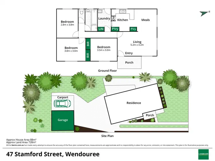 Floorplan of Homely house listing, 47 Stamford Street, Wendouree VIC 3355