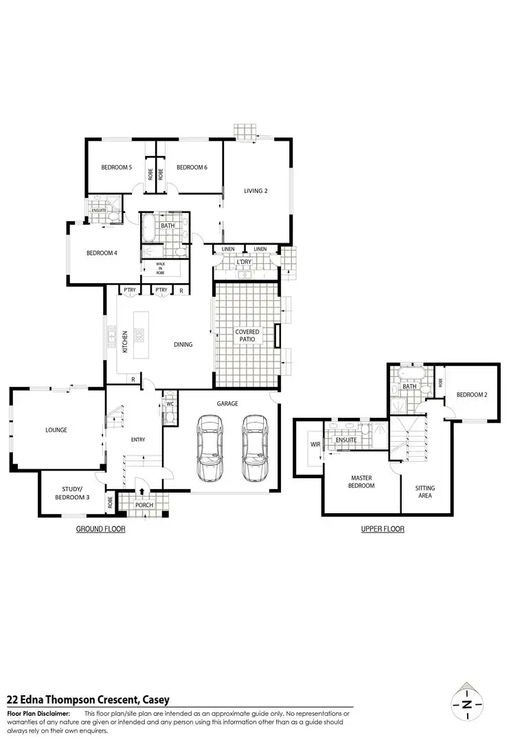 Floorplan of Homely house listing, 22 Edna Thompson Crescent, Casey ACT 2913