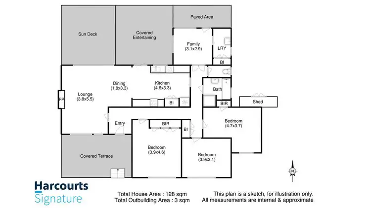 Floorplan of Homely house listing, 1/58 Tranmere Road, Howrah TAS 7018
