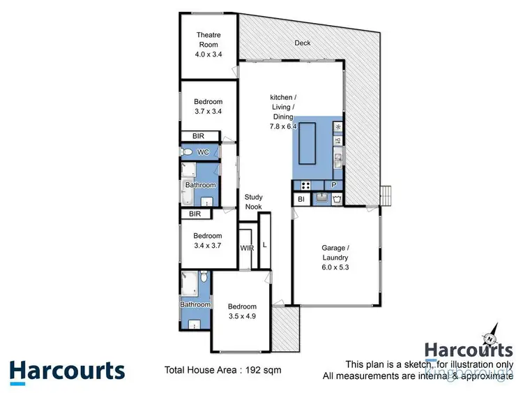 Floorplan of Homely house listing, 16 Bonnie Vale Drive, Howden TAS 7054