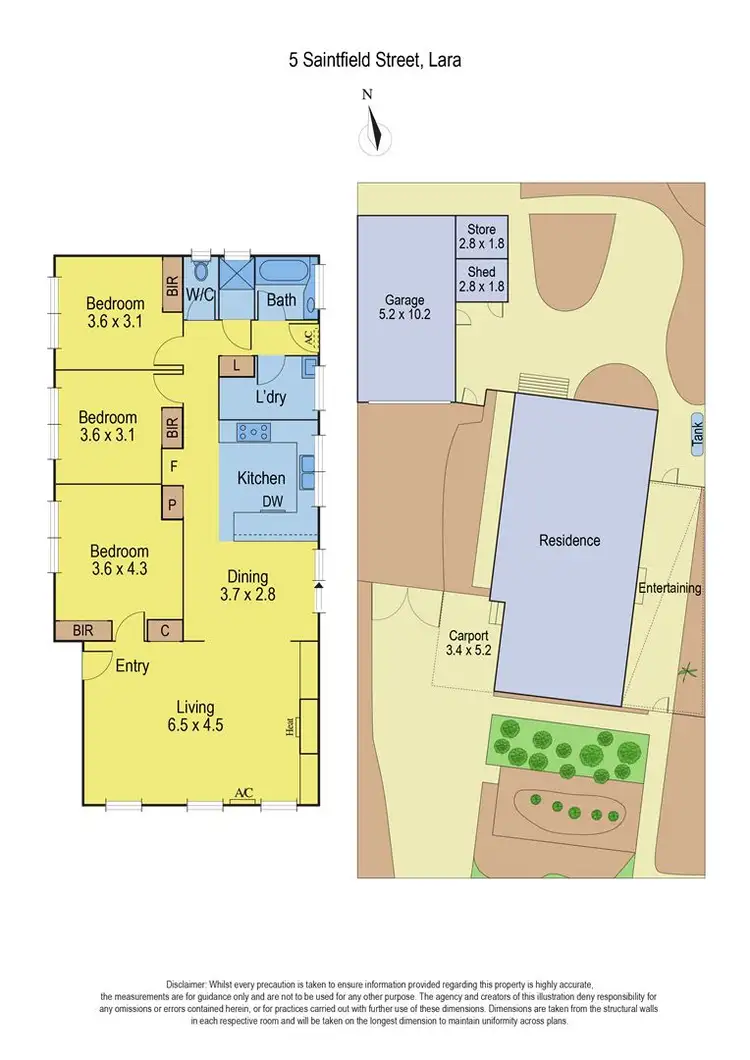 Floorplan of Homely house listing, 5 Saintfield Street, Lara VIC 3212