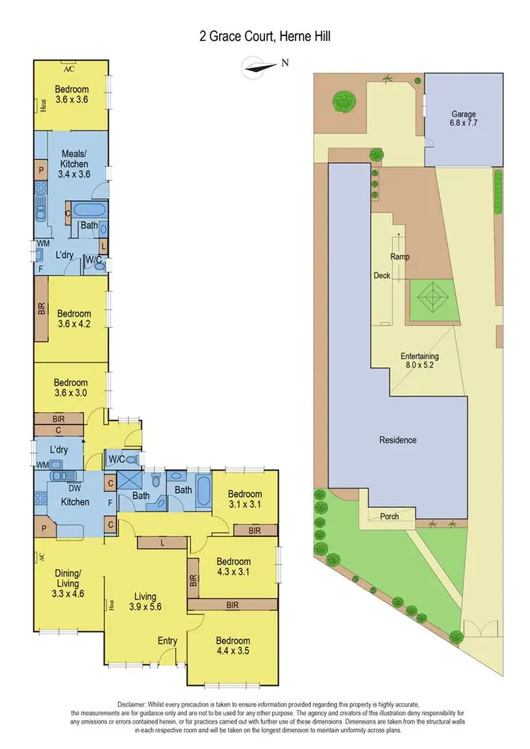 Floorplan of Homely house listing, 2 Grace Court, Herne Hill VIC 3218