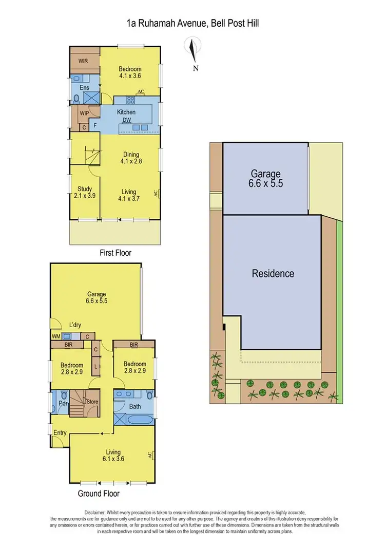 Floorplan of Homely house listing, a/1 Ruhamah Avenue, Bell Post Hill VIC 3215