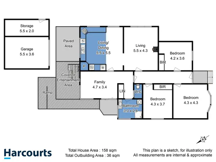 Floorplan of Homely house listing, 13 The Esplanade, Huonville TAS 7109