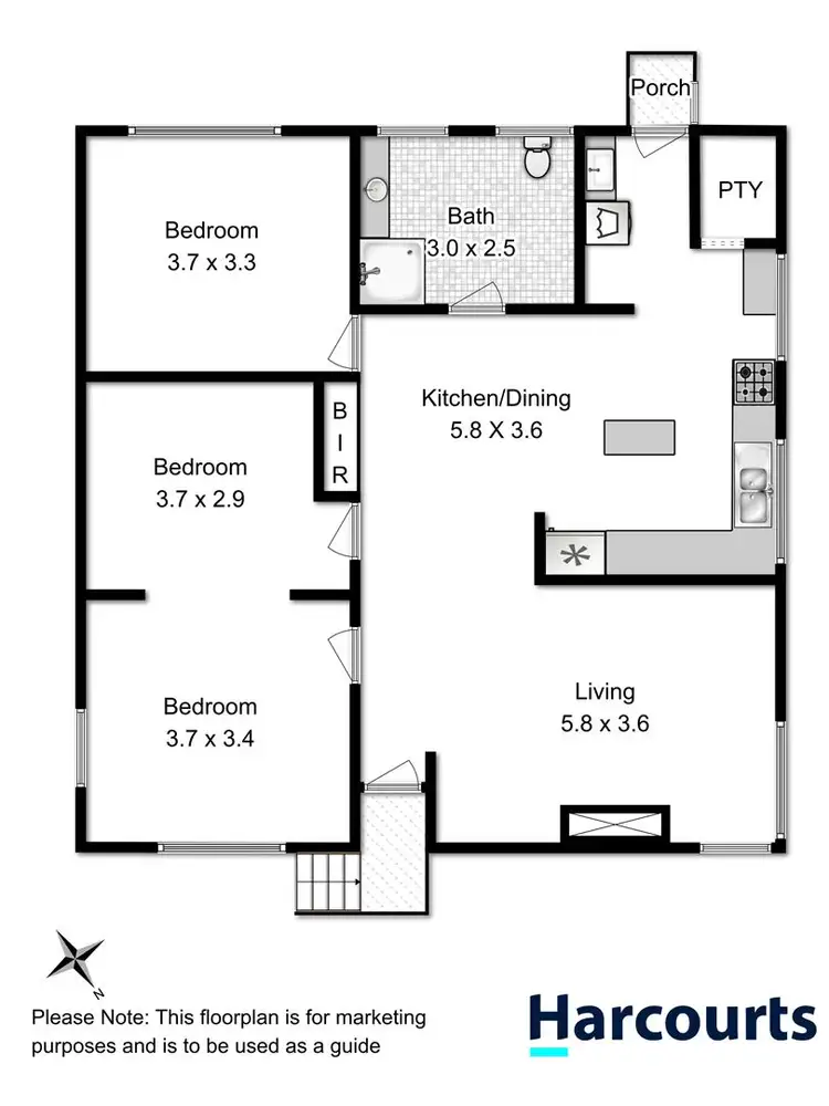 Floorplan of Homely house listing, 54 Riawena Road, Montagu Bay TAS 7018