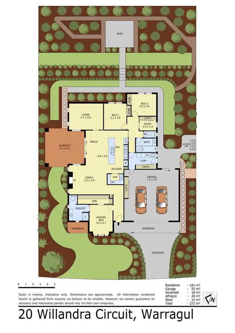 Floorplan of Homely house listing, 20 Willandra Circuit, Warragul VIC 3820