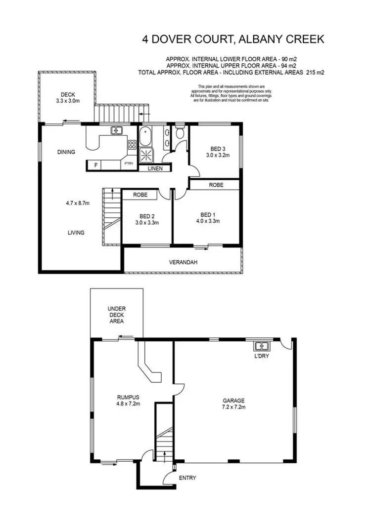 Floorplan of Homely house listing, 4 Dover Ct, Albany Creek QLD 4035