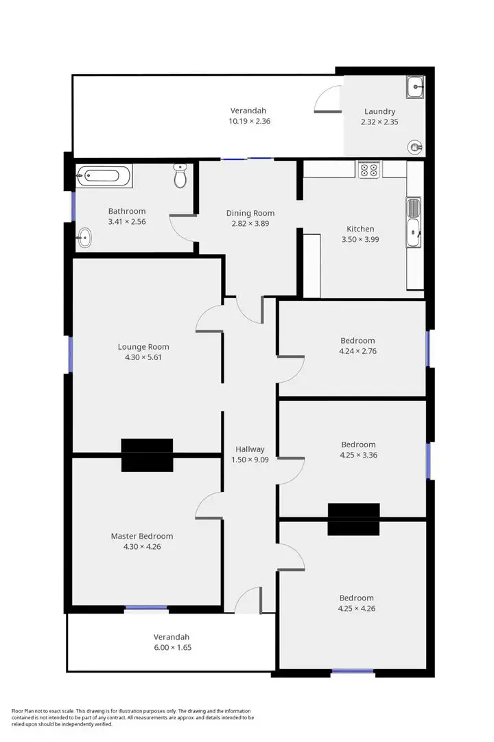 Floorplan of Homely house listing, 84 Railway Terrace, Peterborough SA 5422