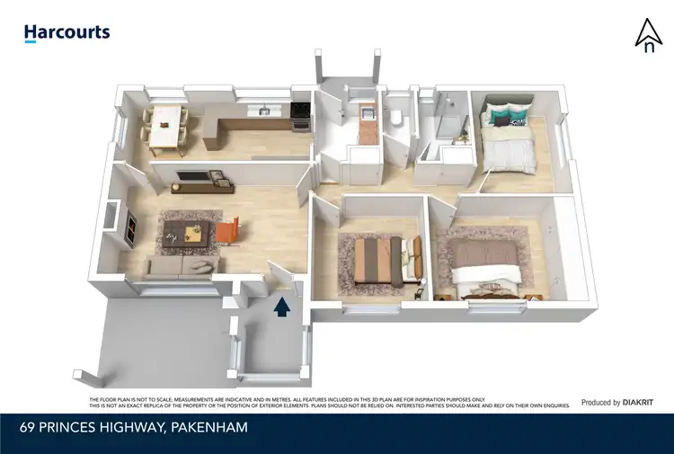 Floorplan of Homely house listing, 69 Princes Highway, Pakenham VIC 3810
