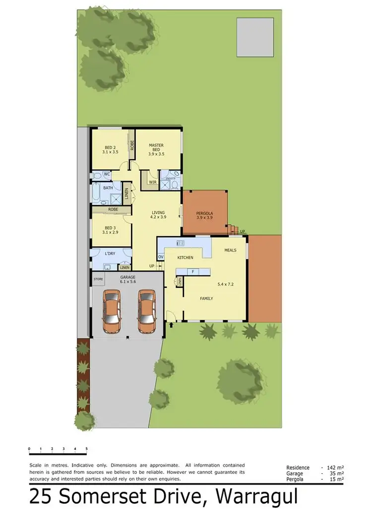 Floorplan of Homely house listing, 25 Somerset Drive, Warragul VIC 3820