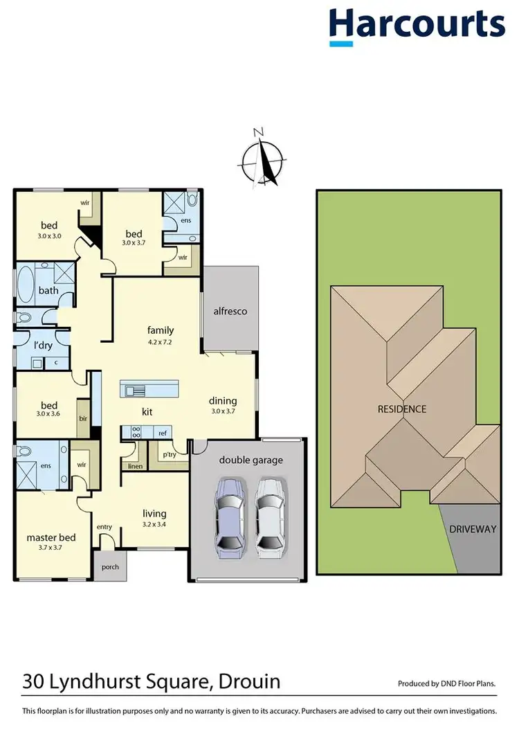 Floorplan of Homely house listing, 30 Lyndhurst Square, Drouin VIC 3818