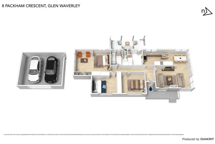 Floorplan of Homely house listing, 8 Packham Crescent, Glen Waverley VIC 3150