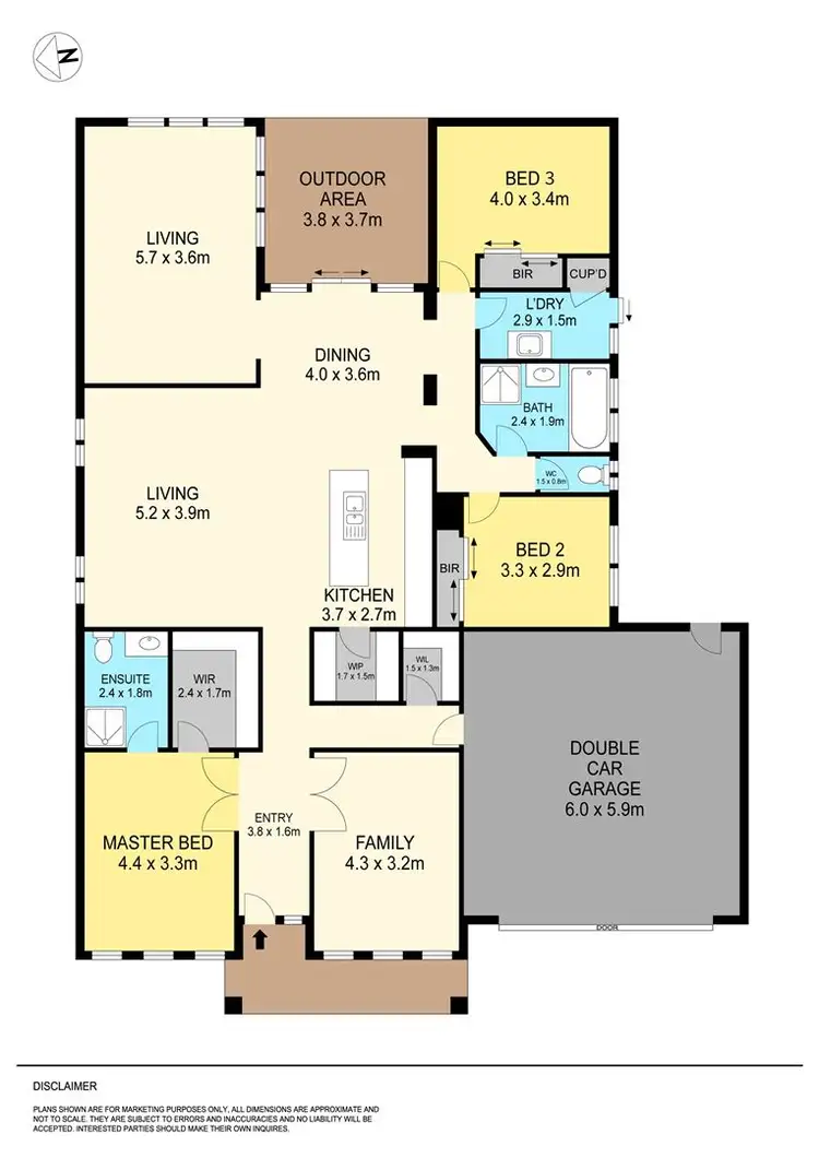 Floorplan of Homely house listing, 50 Normlyttle Parade, Miners Rest VIC 3352