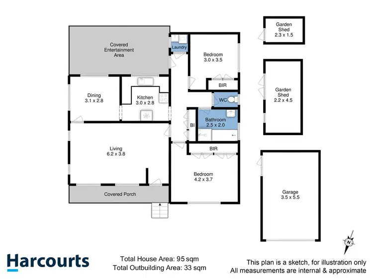 Floorplan of Homely house listing, 19 Alex Court, Kingston Beach TAS 7050